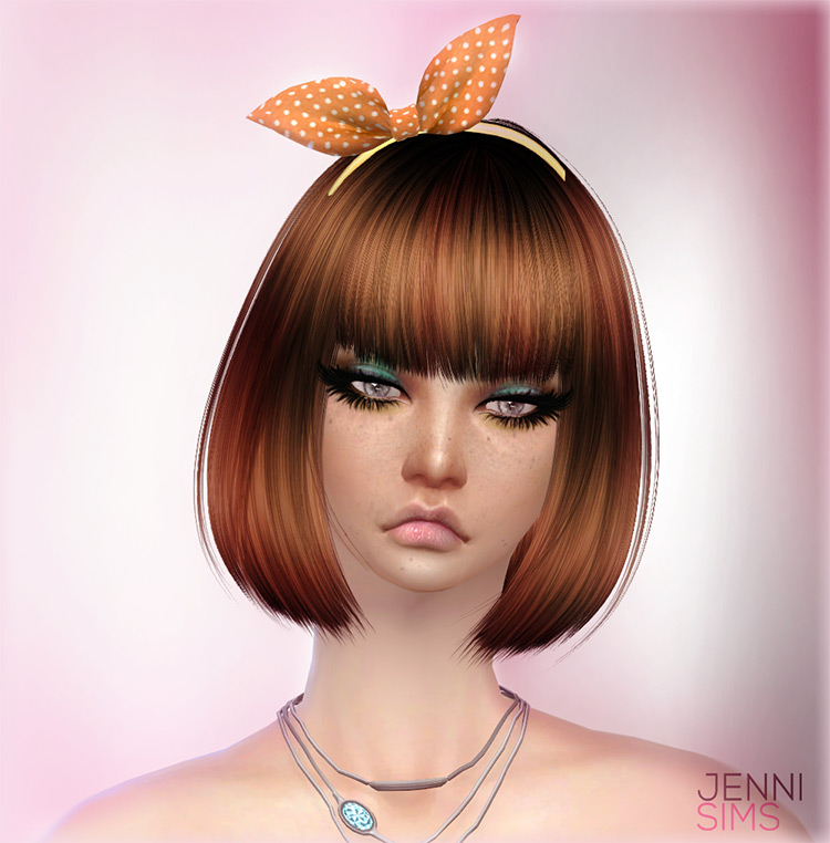 Jenny Sims Bow Headband for Sims 4