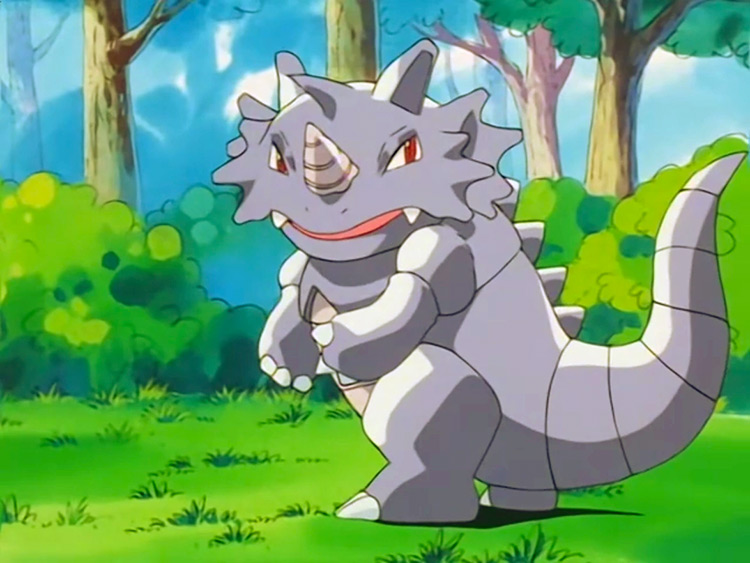 Rhydon Pokemon anime screenshot