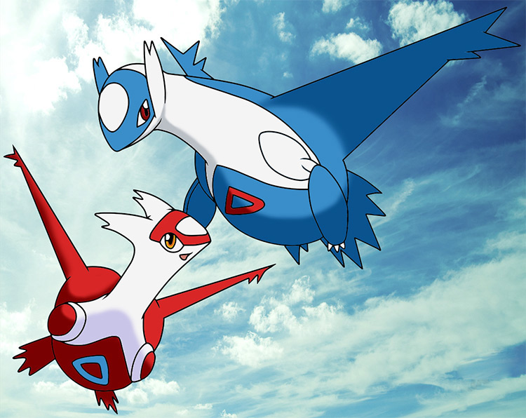 Latias/Latios from Pokemon anime