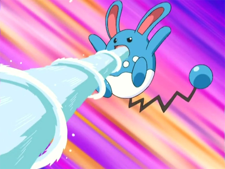 Azumarill Pokemon in the anime