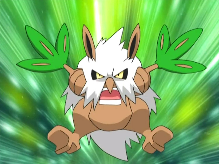 Shiftry Grass-Type Pokemon in the anime