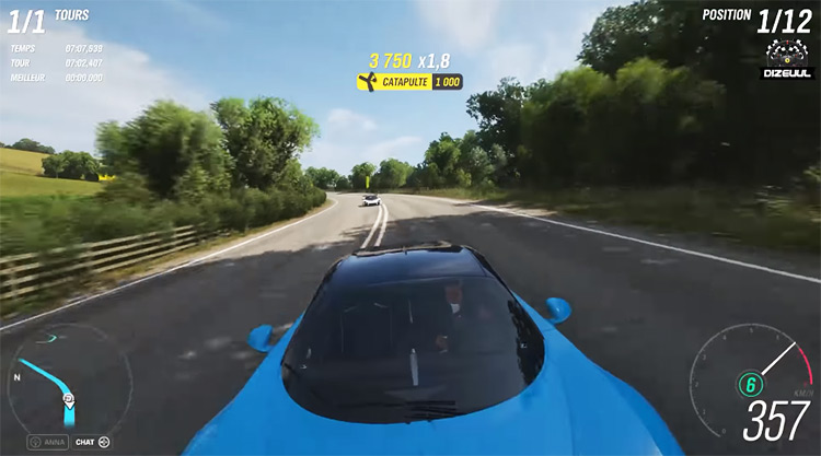 2018 Bugatti Chiron car in FH4