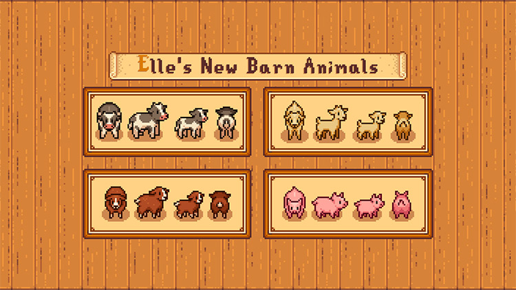 stardew valley mods animals