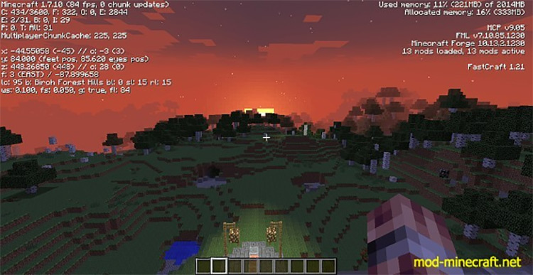 Better FPS Mod for Minecraft