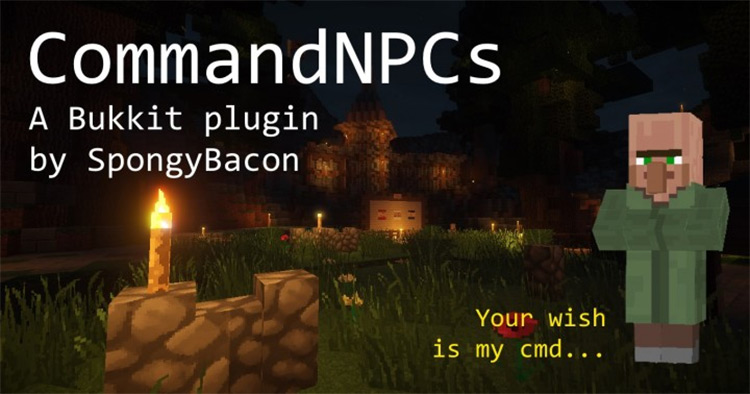 CommandNPCS Mod screenshot for Minecraft