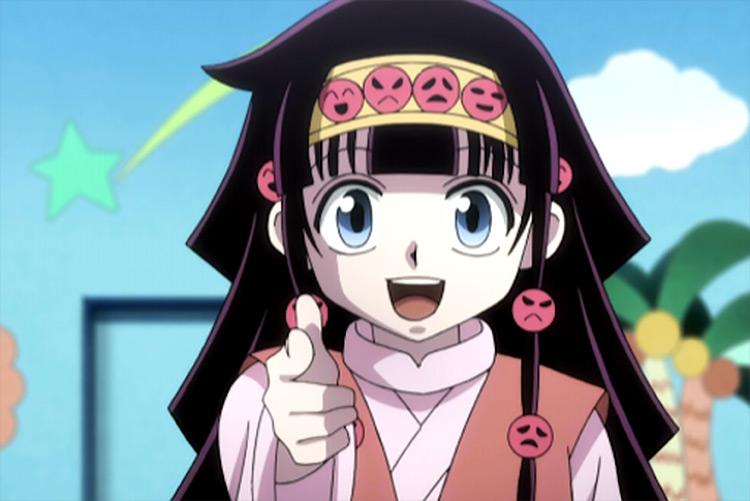 Alluka Zoldyck from Hunter x Hunter anime