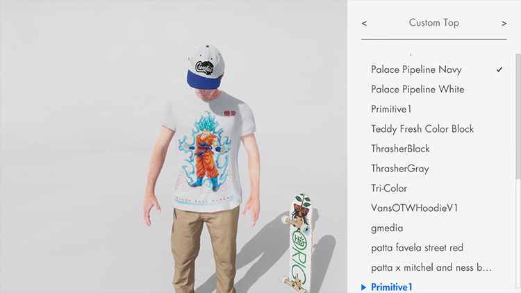 Primitive Clothing Pack Skater XL screenshot