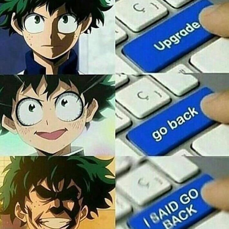 He said that  Boku no hero academia funny, Hero, Anime memes funny