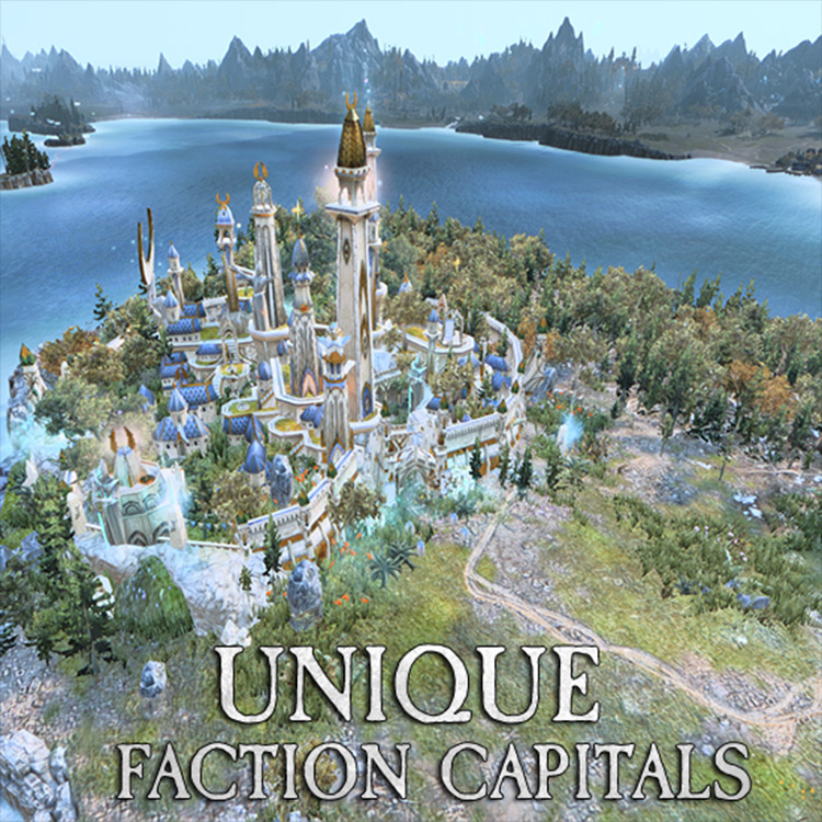 Unique Faction Capitals Total War: Warhammer 2 mod