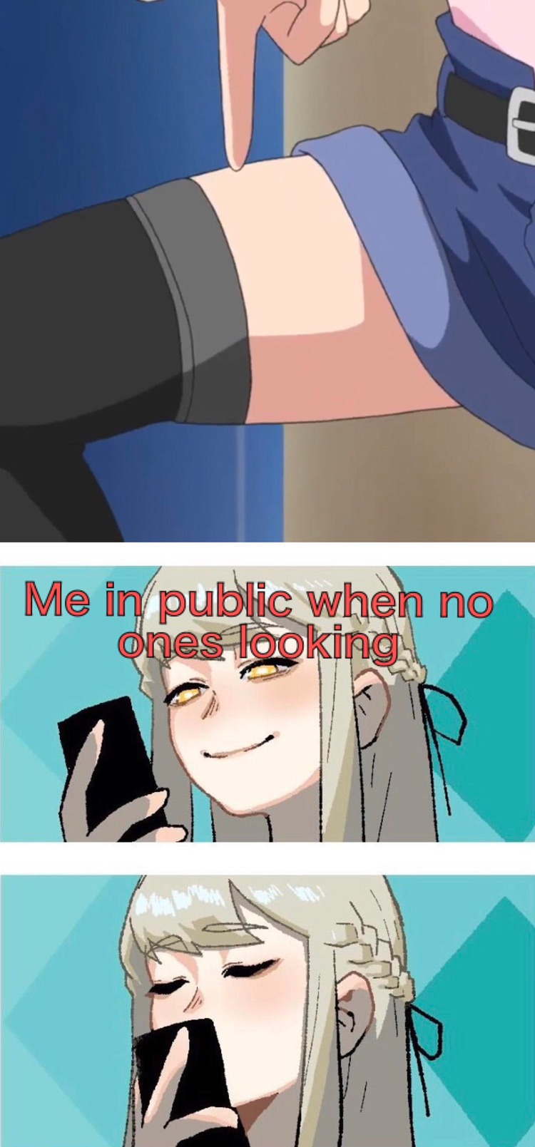 Me in public meme