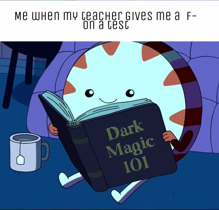 Peppermint dark magic AT meme