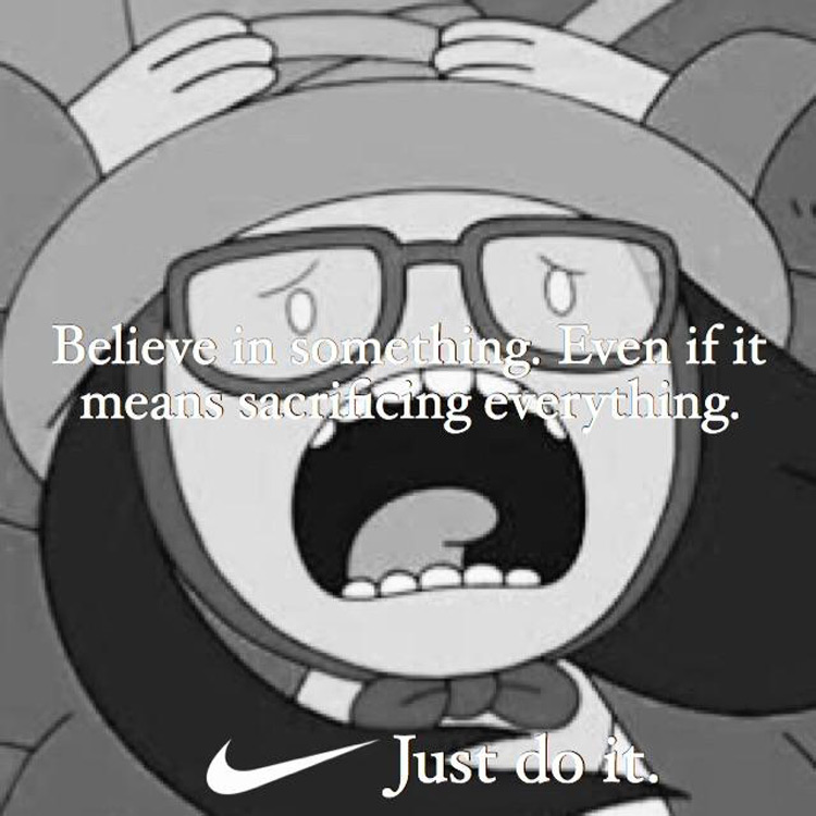 Just do it Adventure Time Finn meme