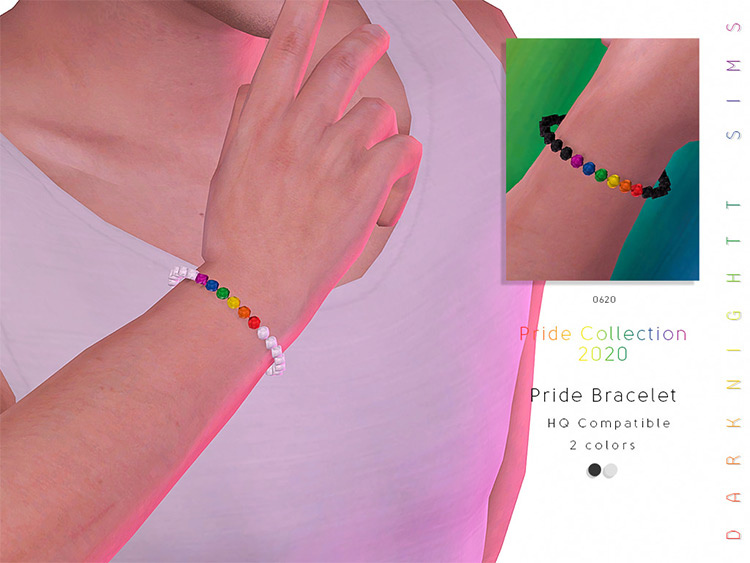 Pride Bracelets Sims 4 CC