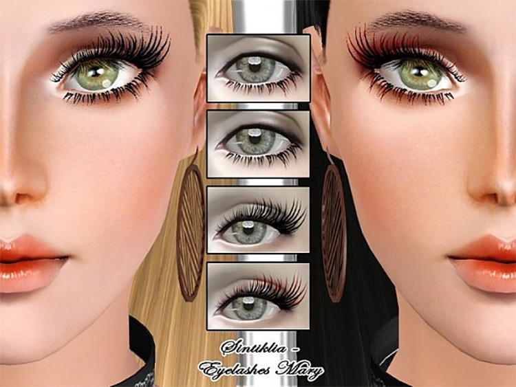 FM Eyelashes Sims 3 CC screenshot