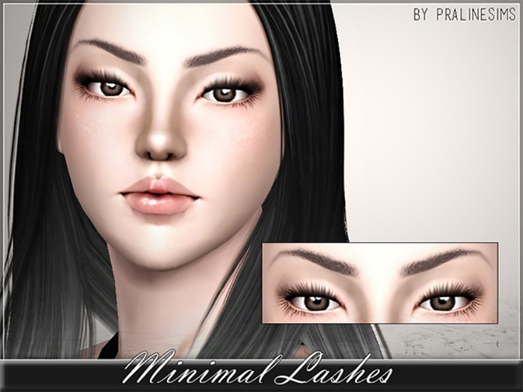 Minimal Lashes for Sims 3