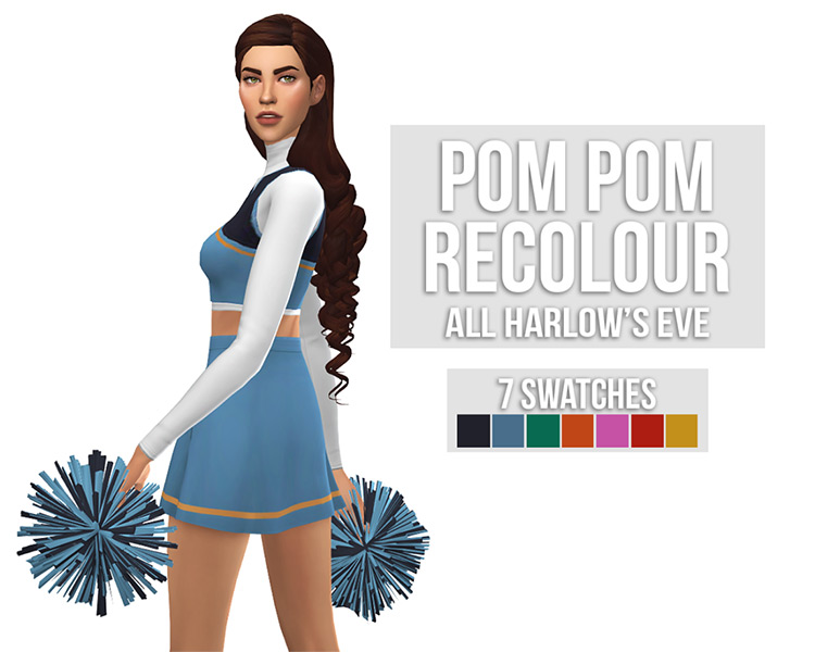Pompom Recolor Sims 4 CC