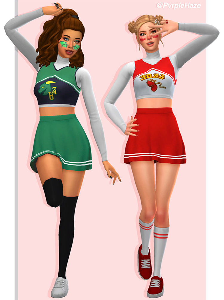 Sims 4 Cheerleader CC   Mods  The Ultimate List   FandomSpot - 94