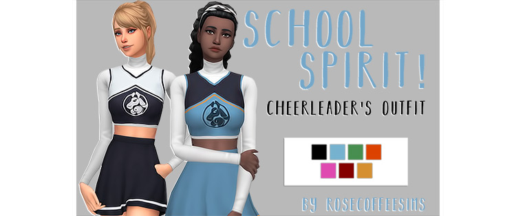 School Spirit Sims 4 CC screenshot
