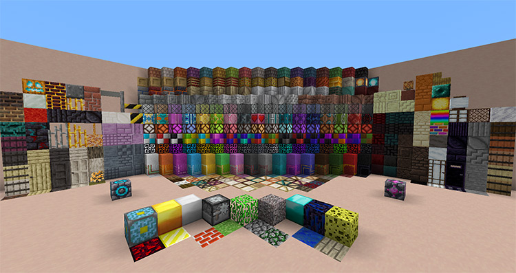 Blockus Mod in Minecraft