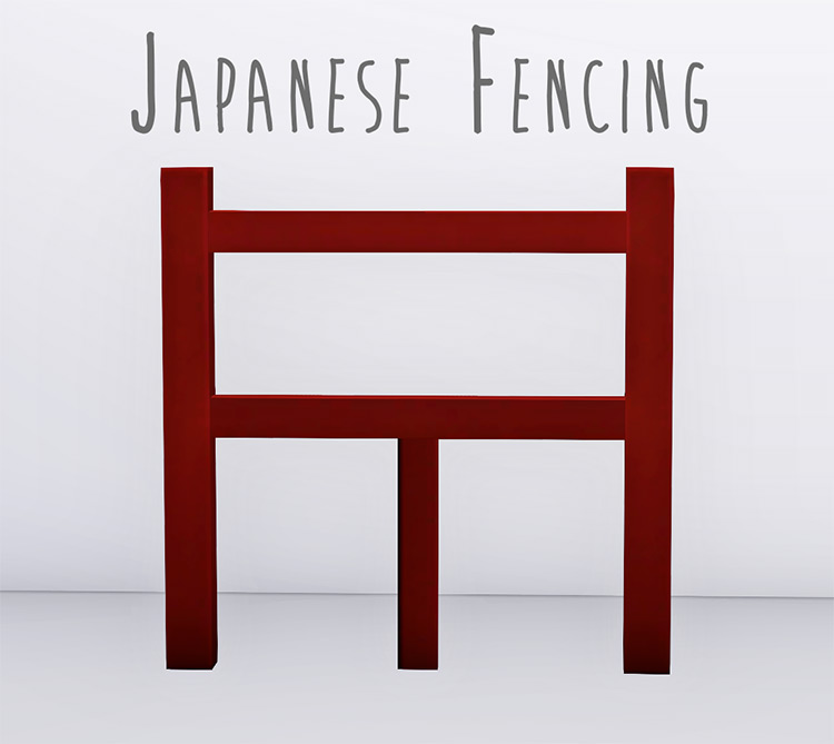 Japanese Fencing CC for The Sims 4