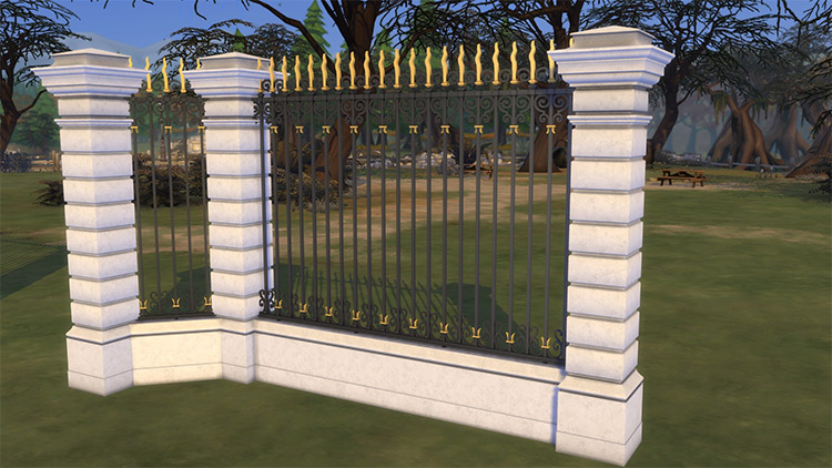 Sims 4 Custom Fences  CC   Mods To Download   FandomSpot - 49