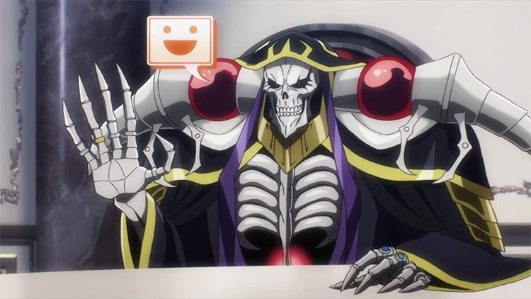 Ainz Ooal Gown in Overlord anime