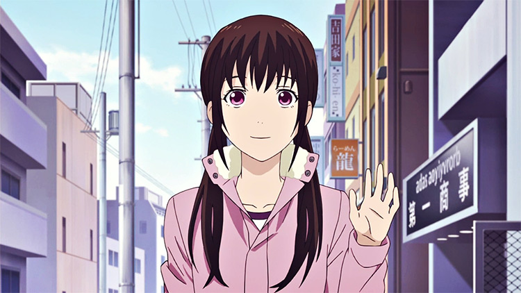 Hiyori Iki in Noragami Aragoto anime