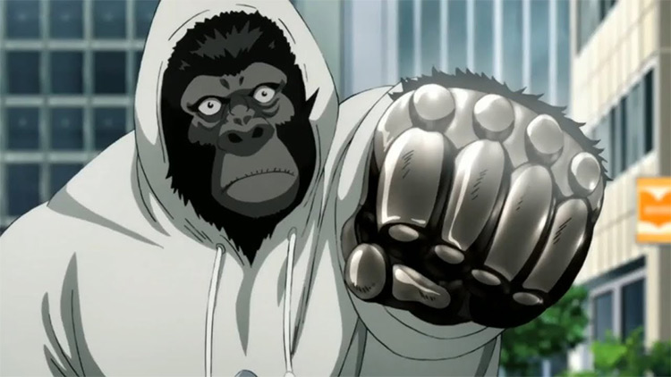 Armoured Gorilla One Punch Man anime