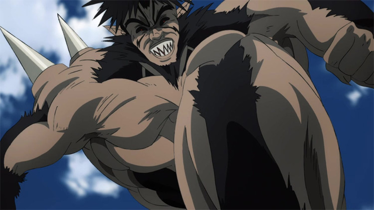 Bakuzan One Punch Man anime screenshot