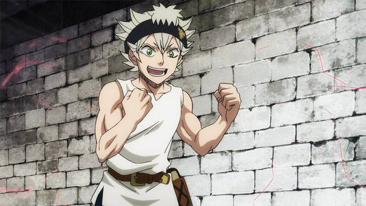 Asta Black Clover anime screenshot