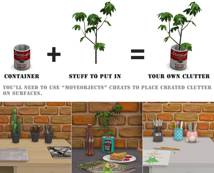 Build Your Clutter - Sims 4 CC