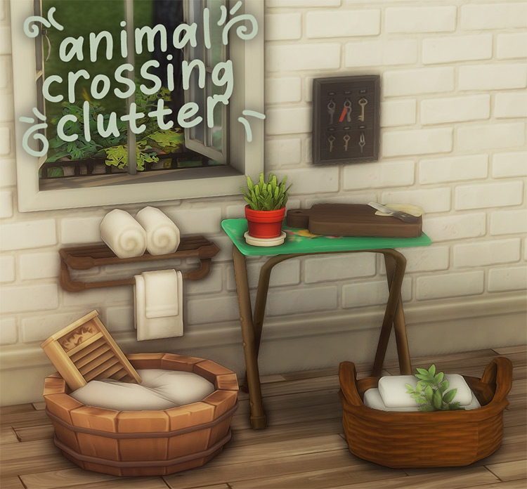 Animal Crossing Clutter Sims 4 CC