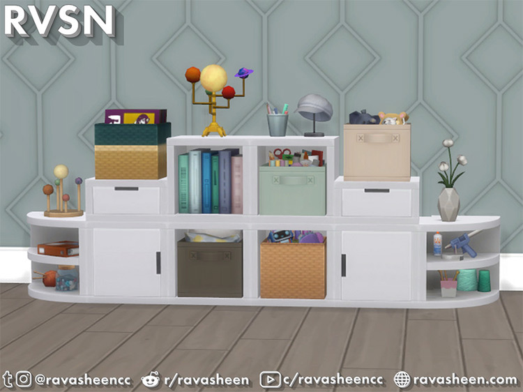 Storage Squared Cubby Inserts for Sims 4