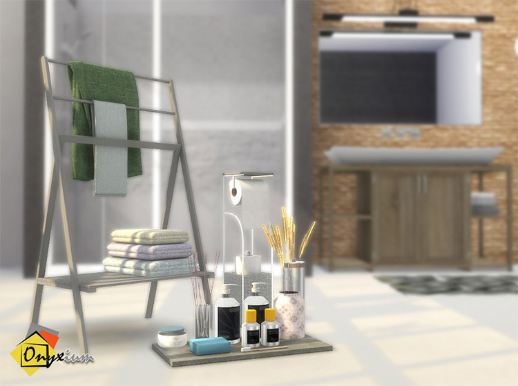 Limoges Bathroom Accessories Sims 4 CC