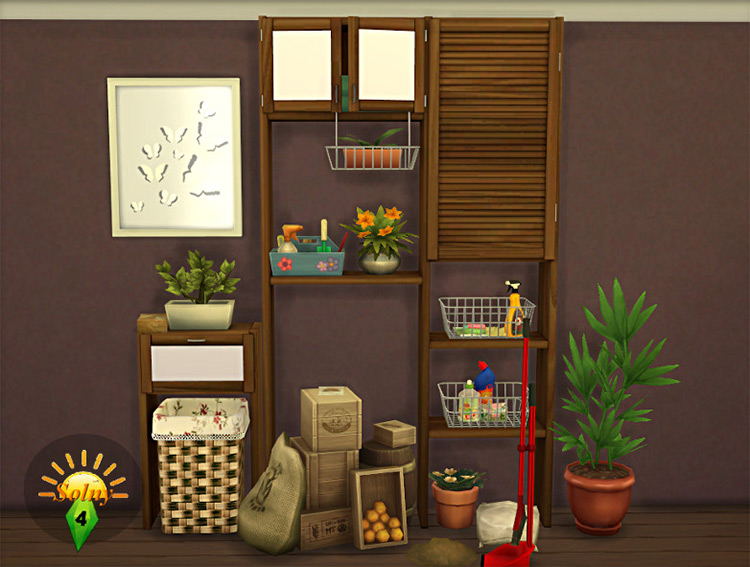 Boxroom Decorative Set for Sims 4