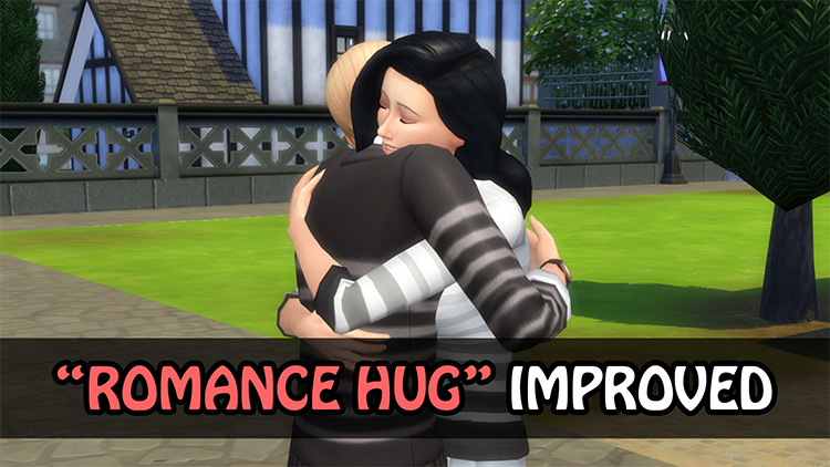 Romance Hug Improved Sims 4 mod