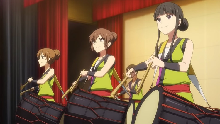 Aki no Kanade Anime girls playing percussion