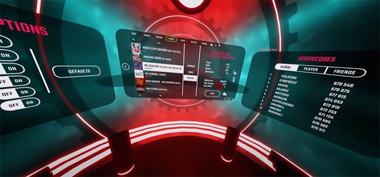 Mr. Blue Sky – Electric Light Orchestra Beat Saber song selection menu