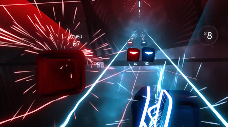 Gangnam Style – PSY Beat Saber gameplay screenshot