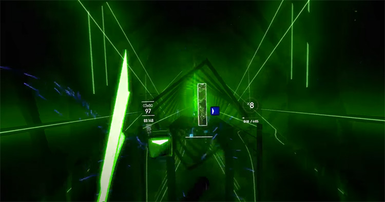 Disco Lady – Nanidato Beat Saber gameplay screenshot