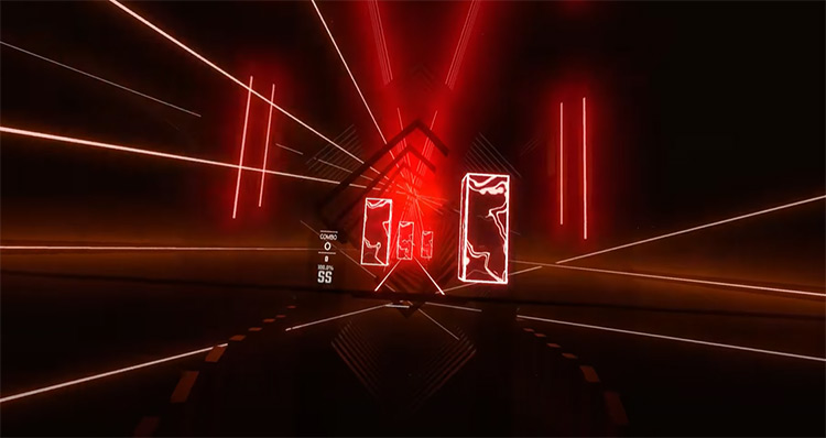 Blinding Lights – The Weeknd Beat Saber gameplay