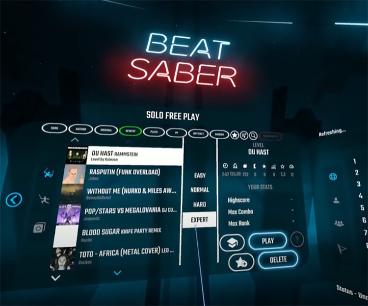 Top 40 Best Custom Beat Saber Songs All Free Mods Fandomspot - roblox beat saber custom songs