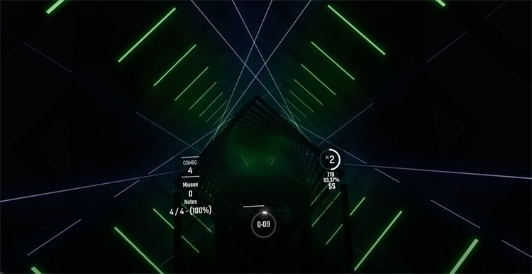 Cheeki Breeki Hardbass Beat Saber gameplay screenshot