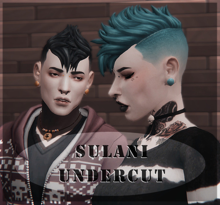 Sulani Undercut Hair CC