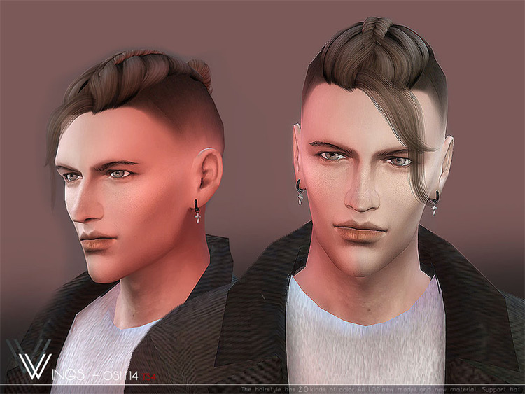 Best Sims 4 Mohawk Hair CC  All Free    FandomSpot - 47