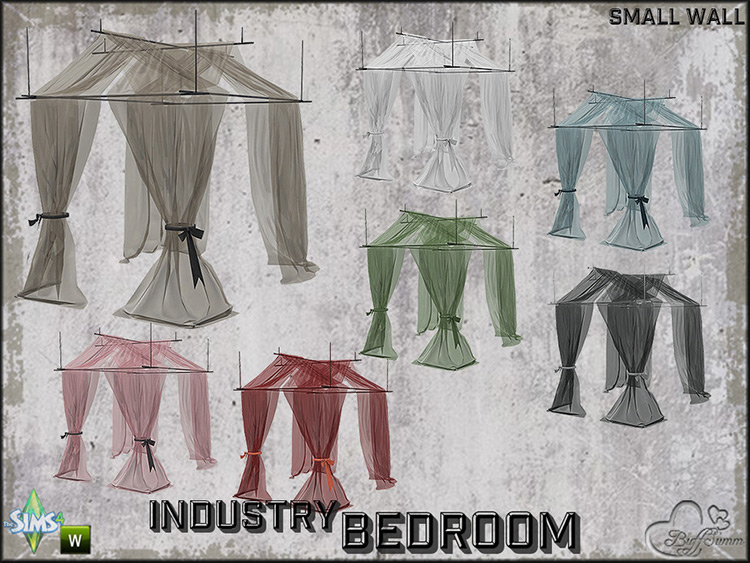 sims 4 cc bed canopy