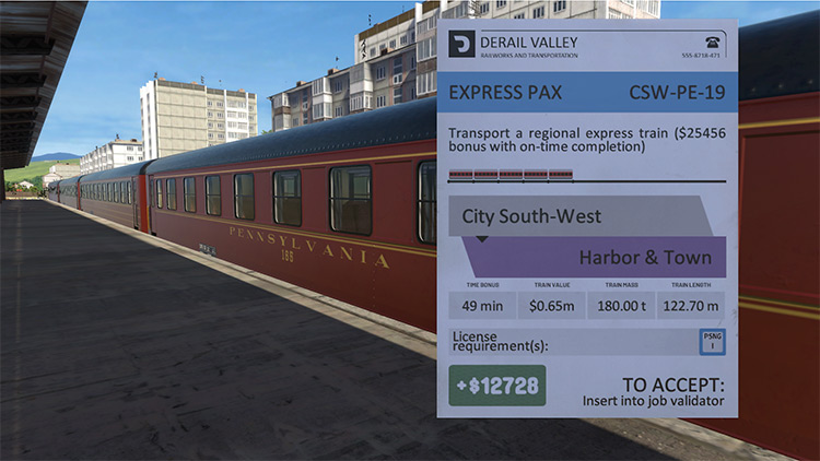 Passenger Jobs Derail Valley mod screenshot