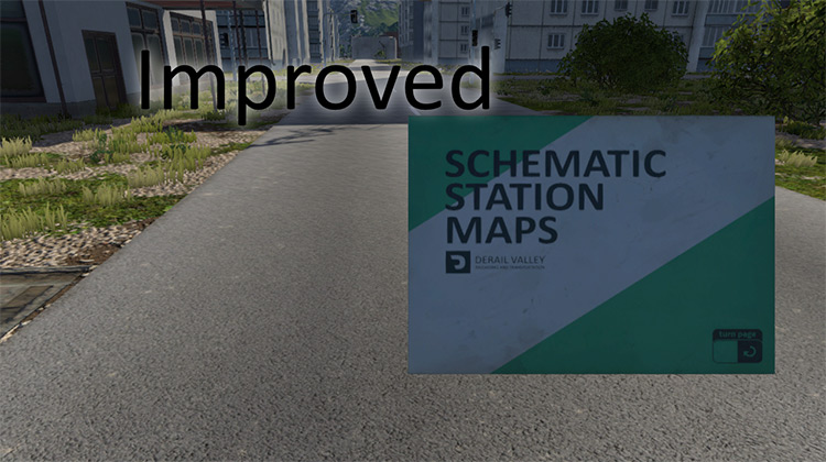 Enhanced Schematics Map Derail Valley mod