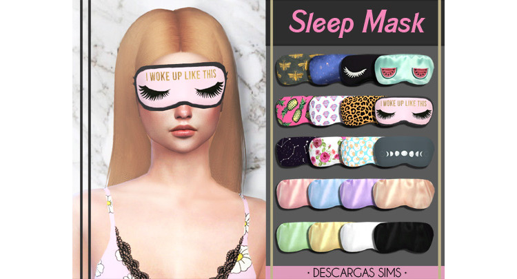 Sleep Mask by Descargas Sims 4 CC