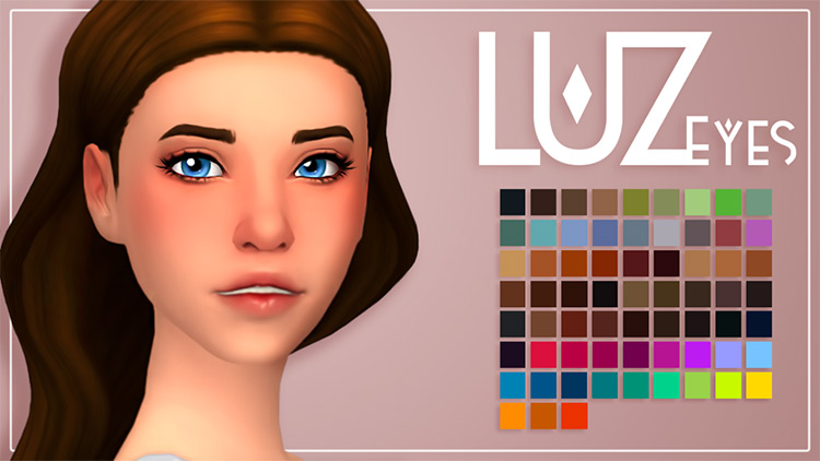 Luz Eyes by Simandy Sims 4 CC screenshot